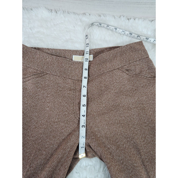 Michael Kors Women's Brown Polyester Blend Cropped Leg Dress Pants Size‎ 6 - Picture 6 of 7